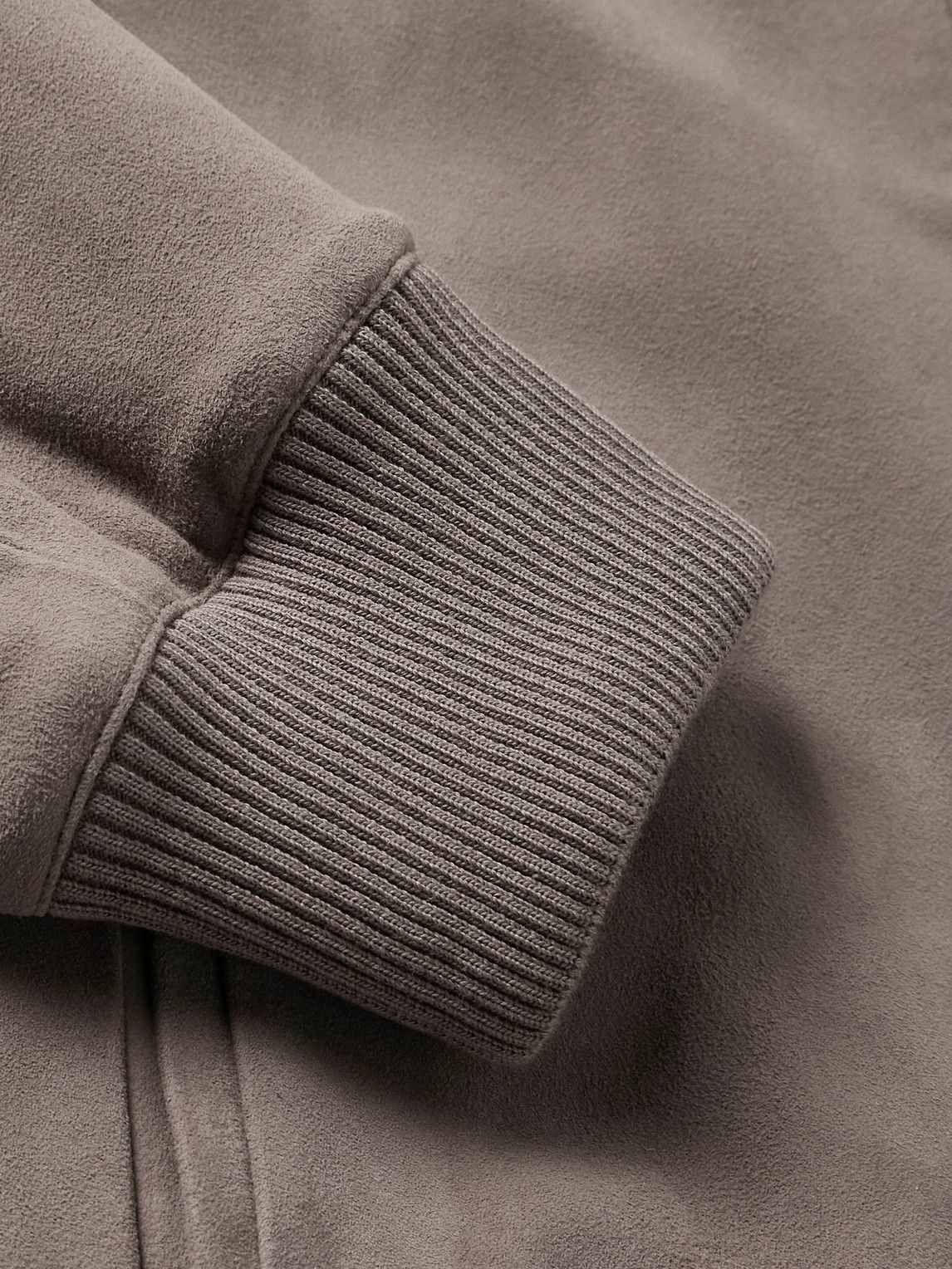 Altea - Lennox Suede Bomber Jacket - Brown
