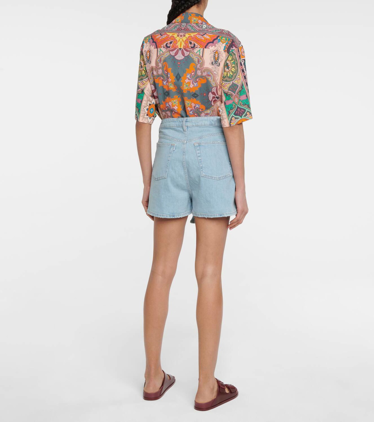 3x1 N.Y.C. Wrap denim miniskirt