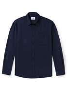 NN07 - Deon Cotton-Jacquard Shirt - Blue