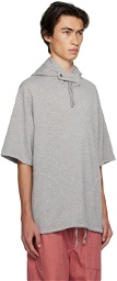 Engineered Garments Gray Short Sleeve Hoodie
