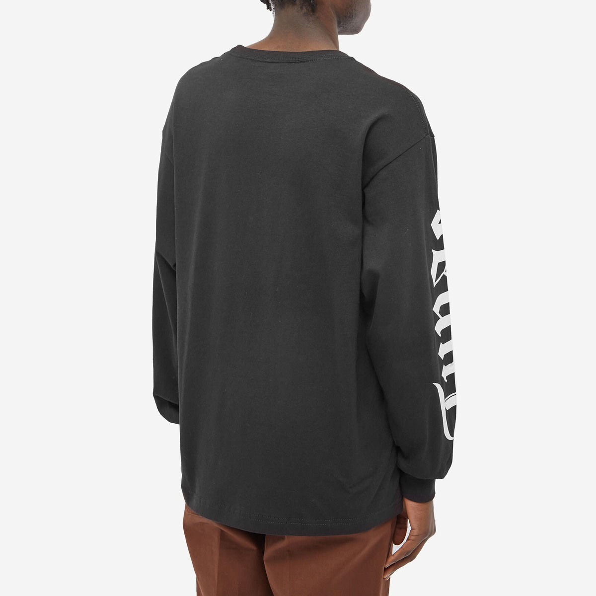 Wacko Maria Men's Long Sleeve Tupac Crew T-Shirt in Black