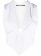 Sinead O'Dwyer White Organic Cotton Waistcoat