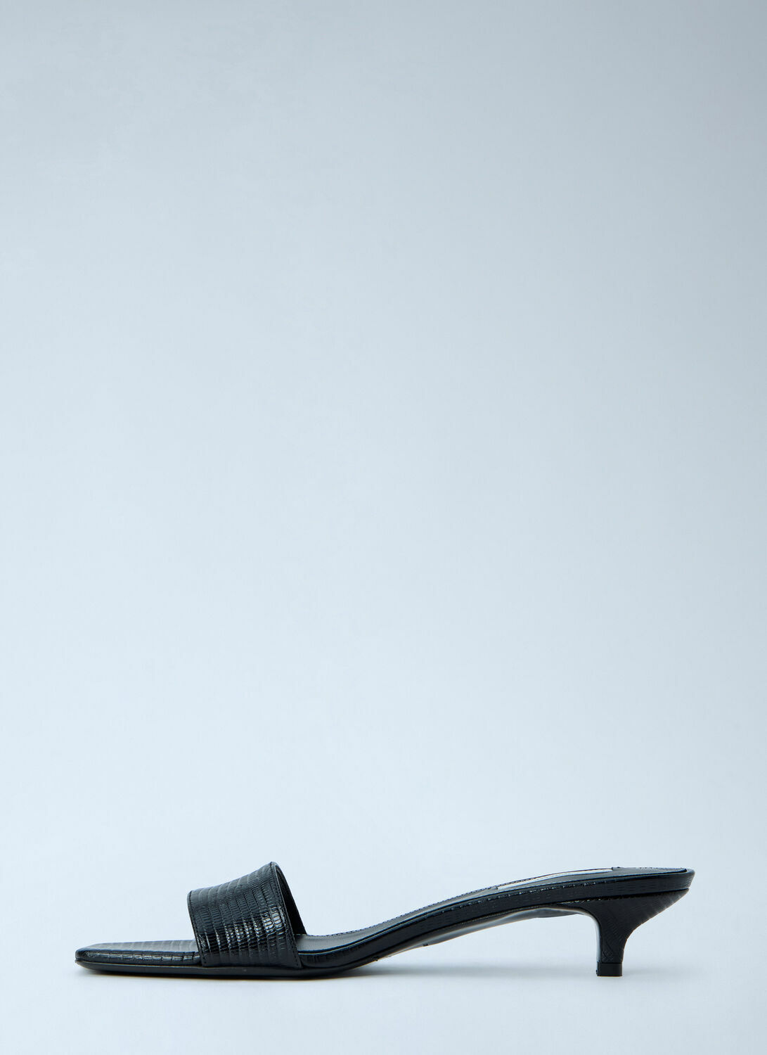 Toteme Slim Lizard-Embossed Bandeau Sandals