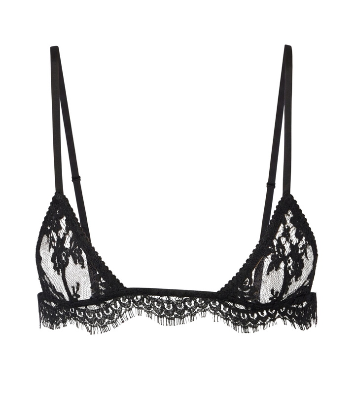 Photo: Dolce&Gabbana Cotton-blend lace bralette