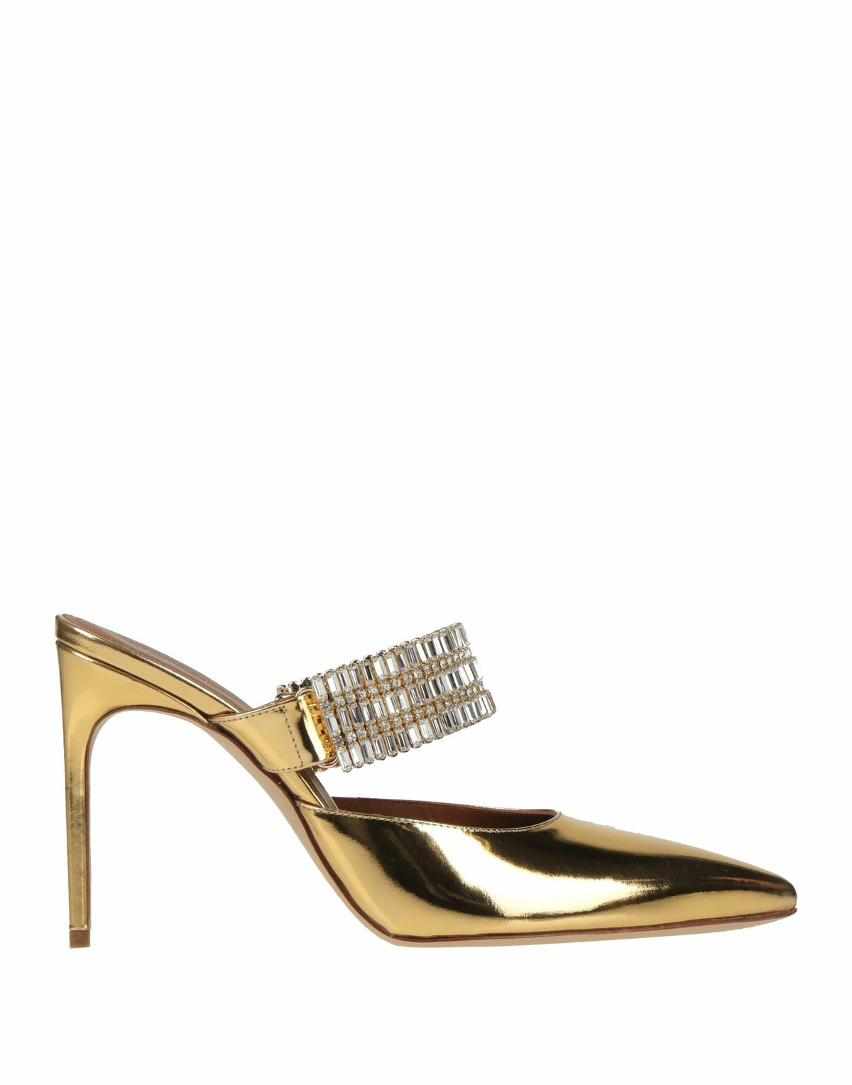 Malone Souliers Womens Mules & Clogs in Gold