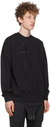 Rick Owens Black Champion Edition Pullover Sweatshirt