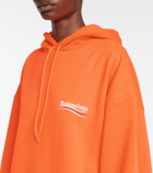 Balenciaga - Logo cotton-blend hoodie