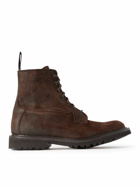 Tricker's - Grassmere Waxed-Suede Boots - Brown