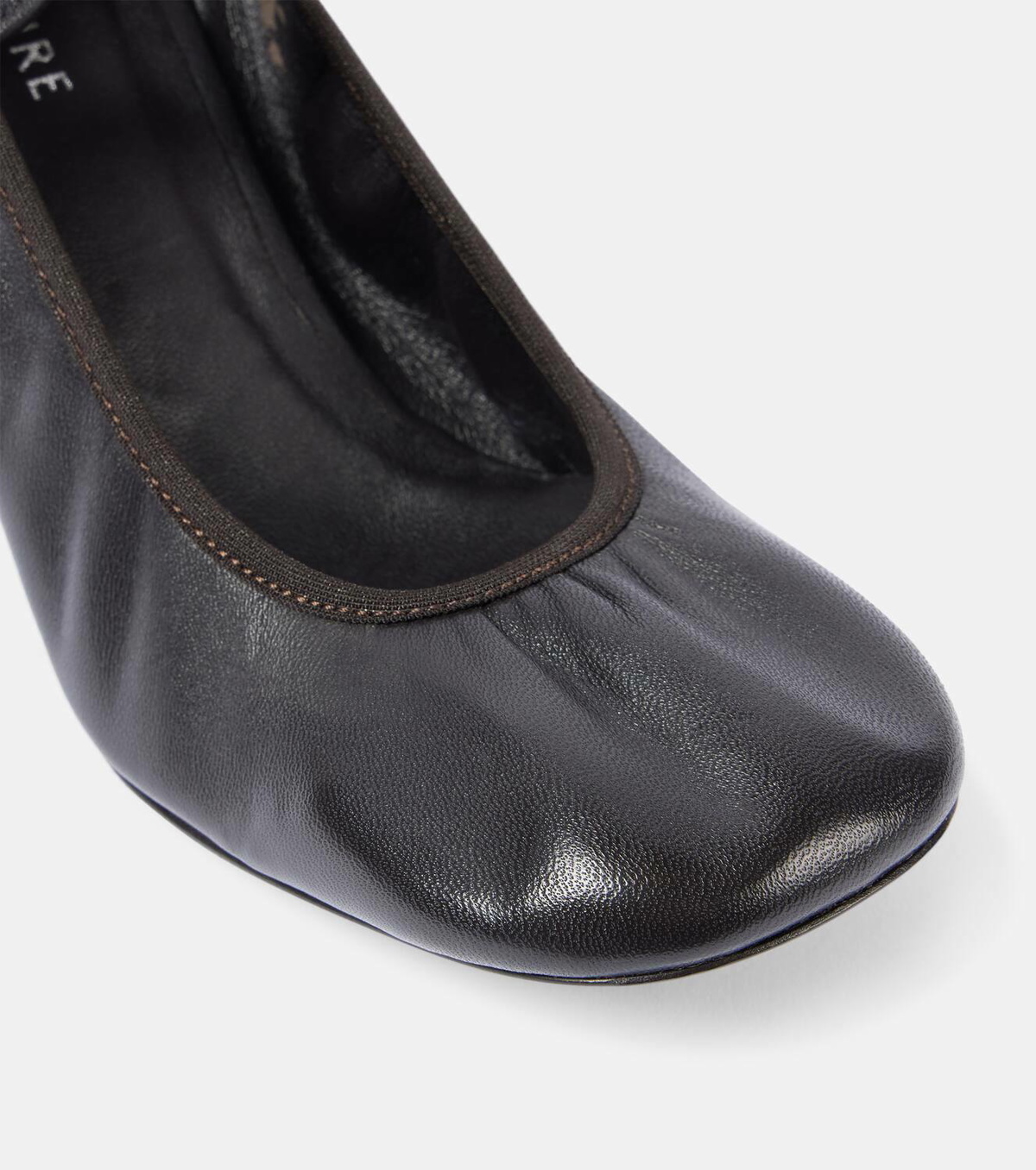 Lemaire Square Ballerina 55 leather Mary Jane pumps Lemaire