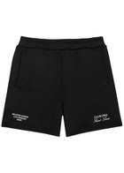 Club 1984 Melrose Printed Cotton Shorts Black