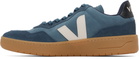 VEJA Blue V-90 Suede Sneakers