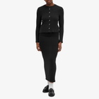 DONNI. Women's Sweater Rib Cardigan in Jet