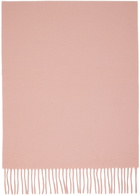 Acne Studios Pink Rich Wool Fringe Scarf