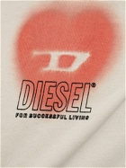 DIESEL - Logo Print Cotton Hoodie