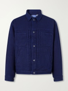 Blue Blue Japan - Sashiko-Cotton Jacket - Blue
