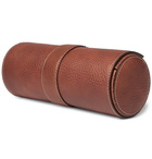 Brunello Cucinelli - Full-Grain Leather Watch Roll - Men - Tan