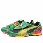 Puma Women's V-S1 Ahluwalia Op1 Sneaker in Archive Green/Yellow Sizzle/Black-Candy Apple