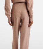 Loro Piana Rose Island cashmere and linen cropped pants