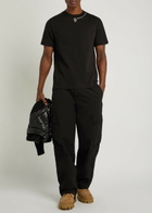 Moncler Grenoble Logo-print Cotton T-shirt Black