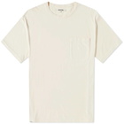 Kestin Men's Fly Pocket T-Shirt in Ecru