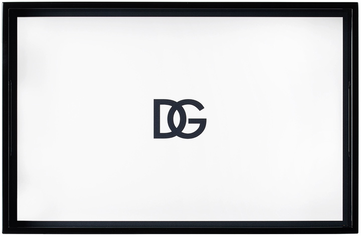 Photo: Dolce & Gabbana Black & White DG Logo Tray