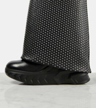 Givenchy Shark Lock Biker studded leather knee-high boots