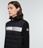 Moncler - Padded wool and down cardigan