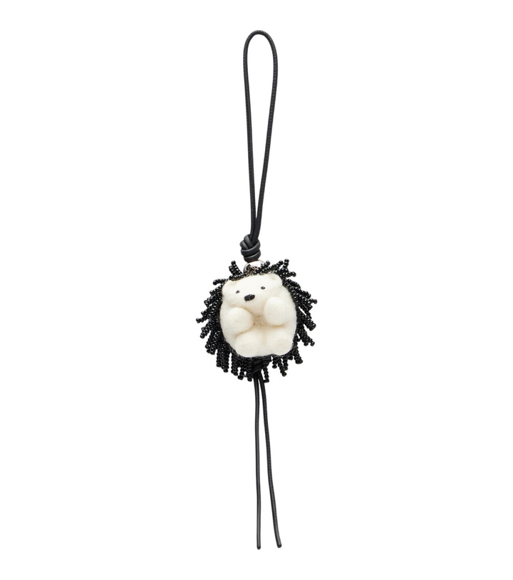 Photo: Loewe Hedgehog beaded wool bag charm