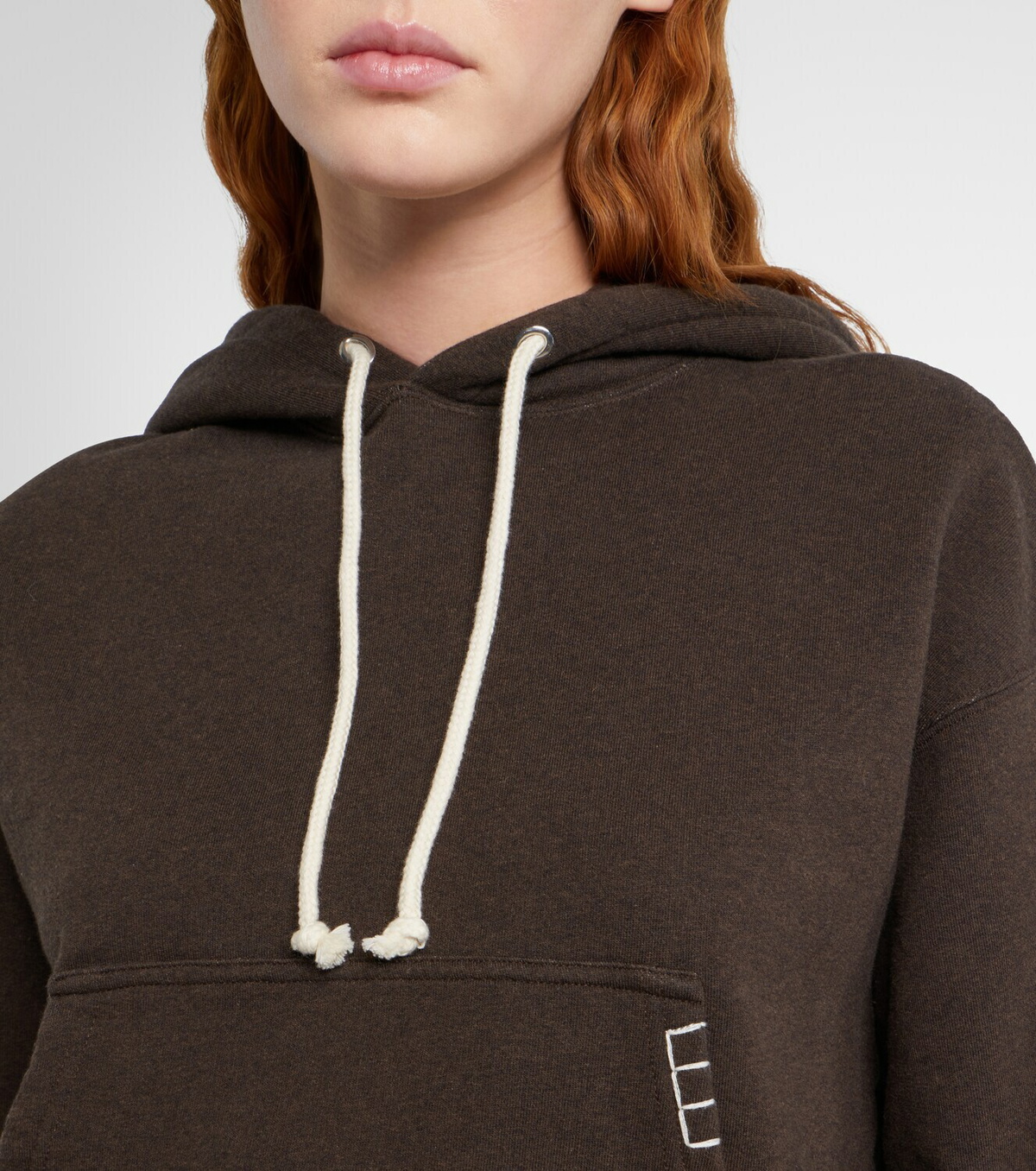 JW Anderson Cropped cotton hoodie