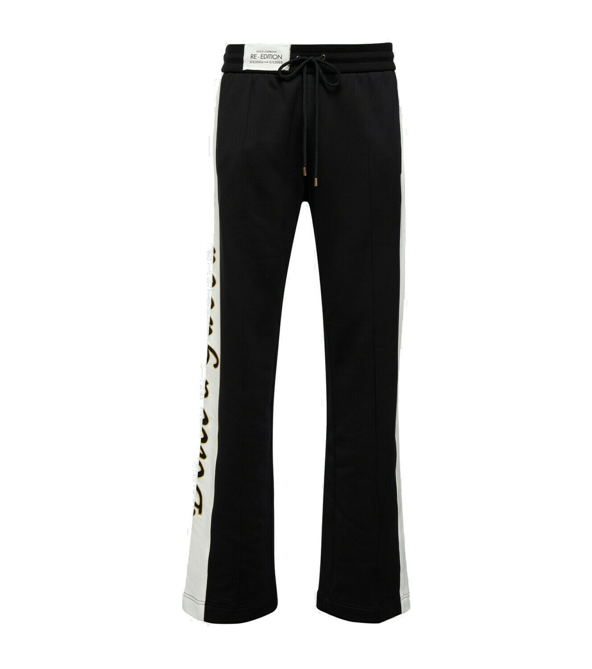 Dolce&Gabbana - Embroidered cotton sweatpants Dolce & Gabbana