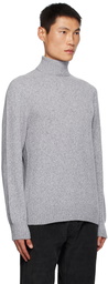 Officine Générale Gray Seamless Turtleneck