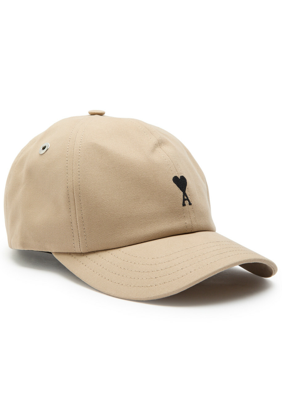 Ami Paris Hat Brown Mens AMI