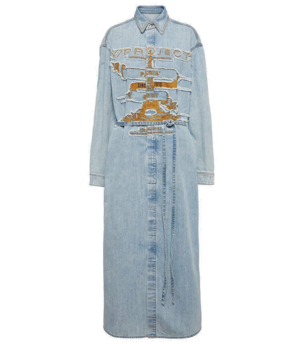 Y/Project - Ribbed-knit cotton maxi dress Y/Project