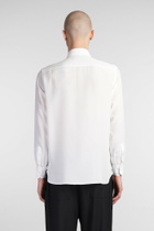 Laneus Shirt In White Silk