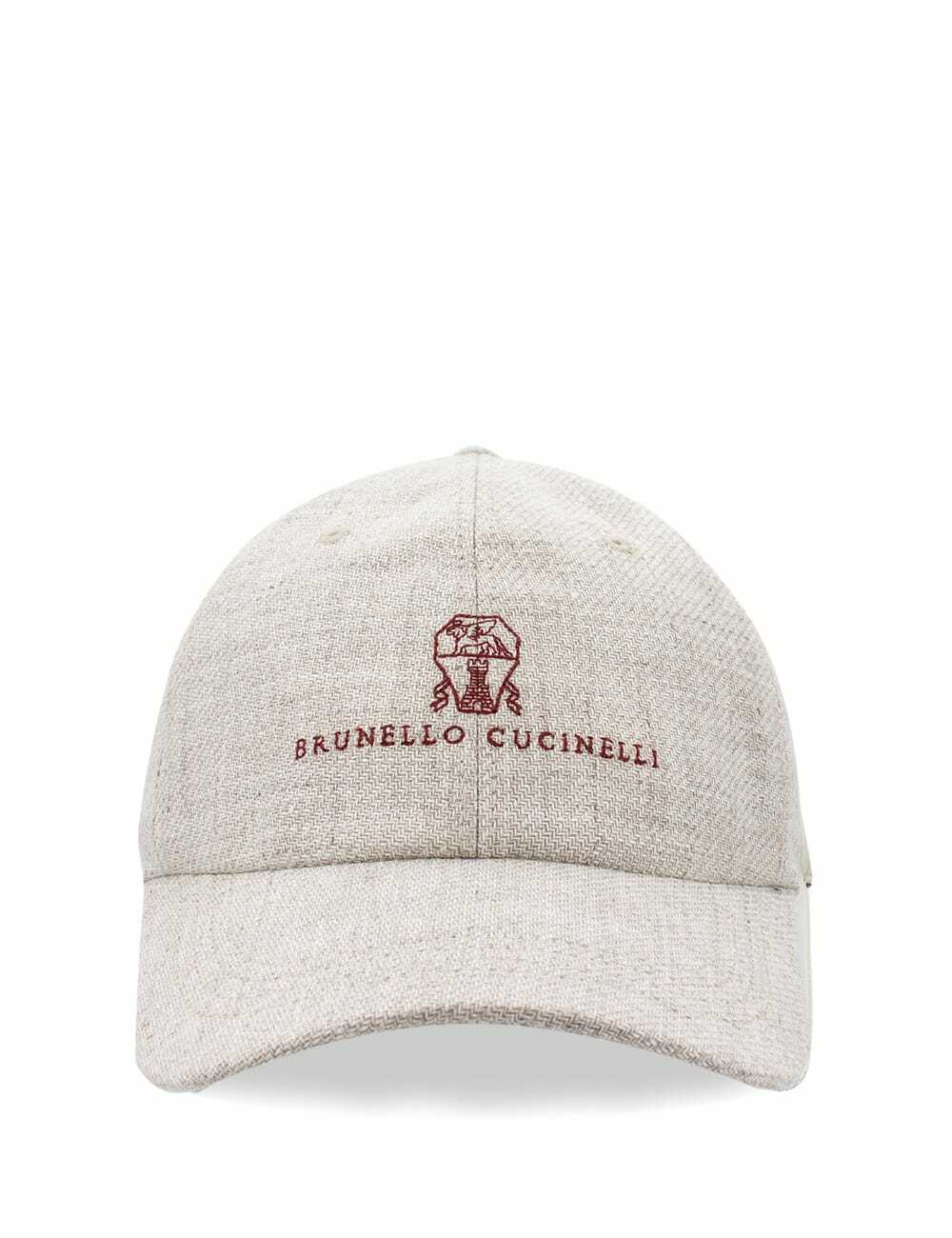 キャップ BRUNELLO CUCINELLI Brunello Cucinelli Hats Beige Brunello Cucinelli Beige Linen Baseball Cap | ModeSens