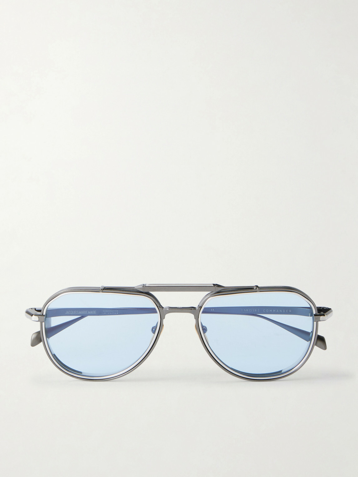 Jacques Marie Mage - Commander Aviator-Style Titanium Sunglasses