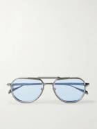 Jacques Marie Mage - Commander Aviator-Style Titanium Sunglasses