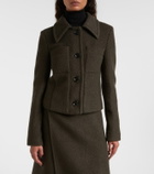 Proenza Schouler Kinsley wool-blend twill bouclé jacket
