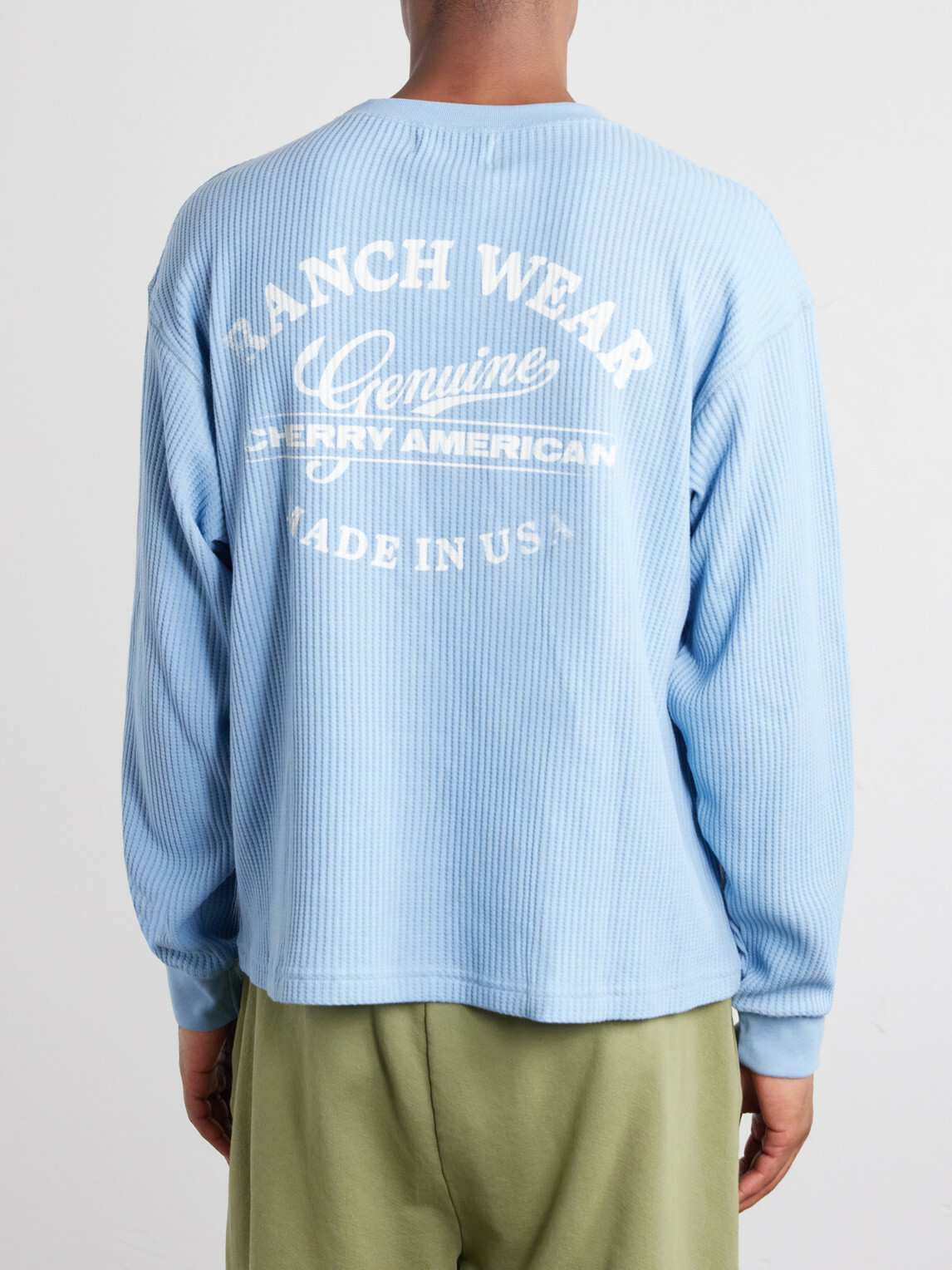 Cherry Los Angeles - Logo-Printed Cotton-Jersey T-Shirt - Blue