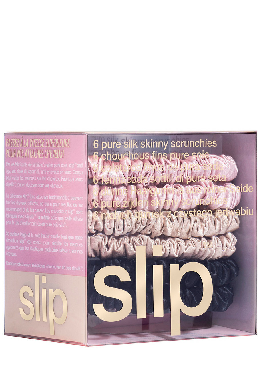 Slip Silk Skinnies Scrunchies 6 Pack - Mix