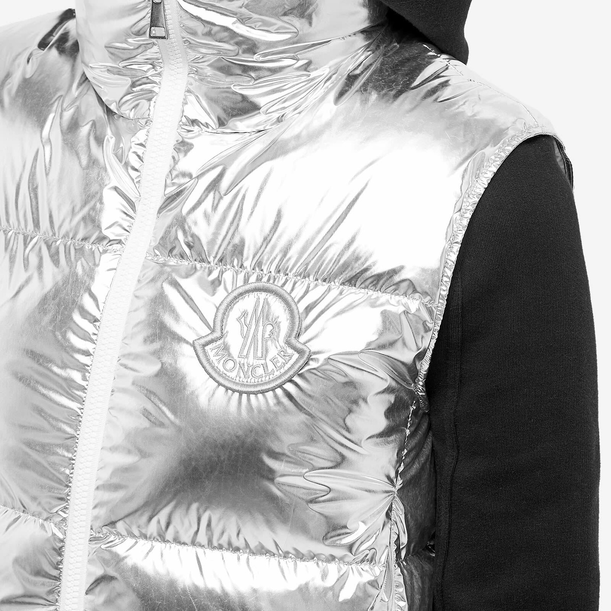 ベスト・ジレ MONCLER Women Vests 598DD 1A000 05 M90 SILVER Women's Moncler Vests | Nordstrom