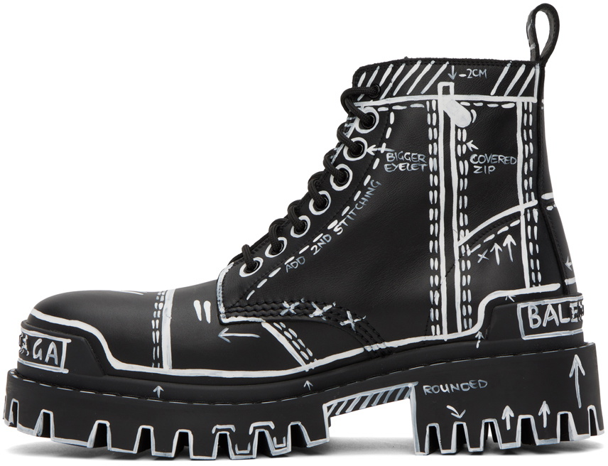 関税込【BALENCIAGA】ストライクレザーアンクルブーツ Black 関税込【BALENCIAGA】ストライクレザーアンクルブーツ Black