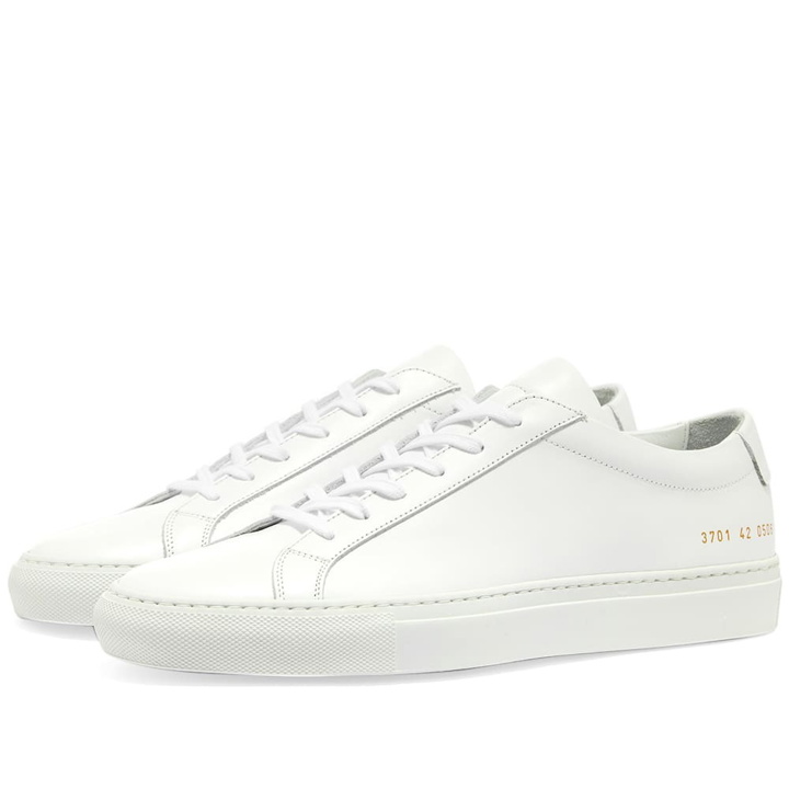 Photo: Woman by Common Projects Women's Original Achilles Low Sneakers in White
