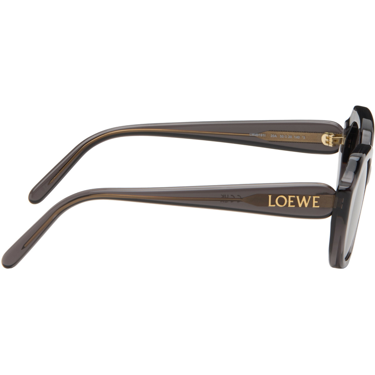 LOEWE Gray Slim Sunglasses