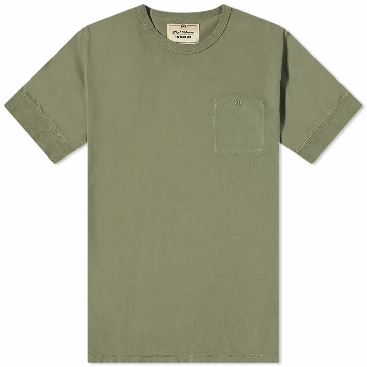Photo: Nigel Cabourn Men's Military Pocket T-Shirt in Us Army