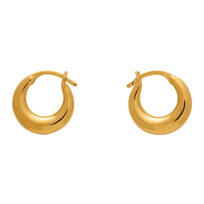 Sophie Buhai Gold Tiny Essential Hoop Earrings Sophie Buhai