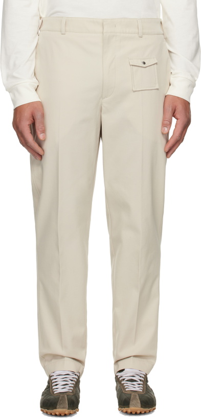 Photo: Moncler Beige Tailored Gabardine Trousers