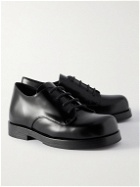 Raf Simons - Leather Derby Shoes - Black