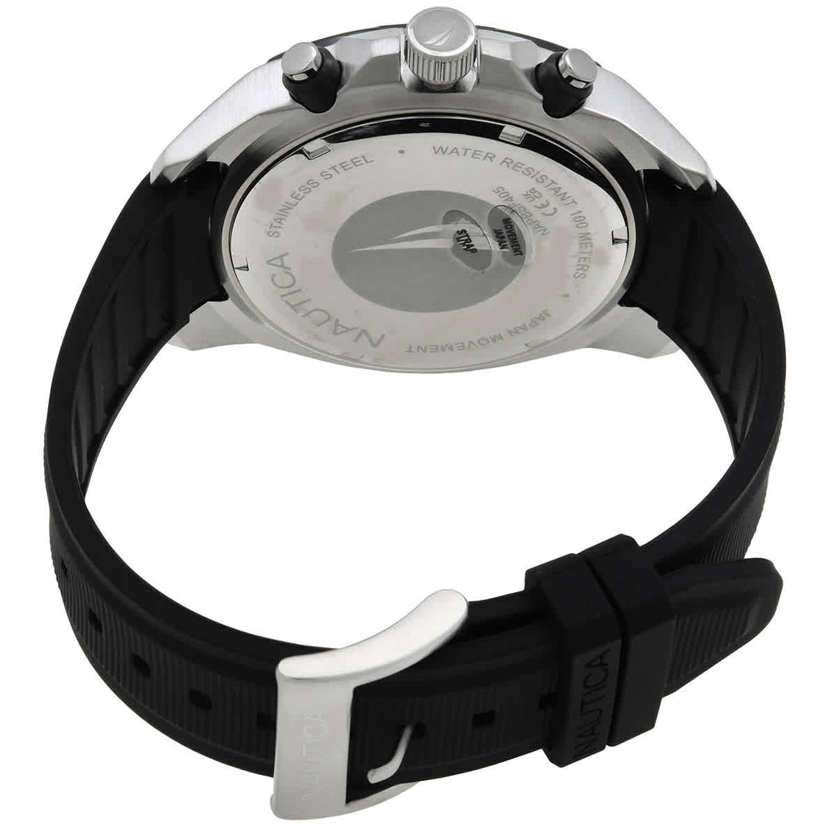 Nautica NCT Blue Sail Chronograph Quartz Green Dial Mens Watch NAPBSF405