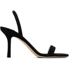 Jimmy Choo Black Jenn 85 Heeled Sandals